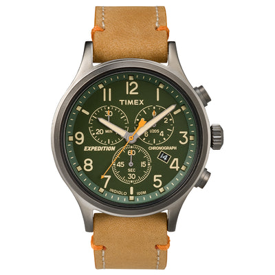 Expedition Scout Chronograph 42mm Leather Band