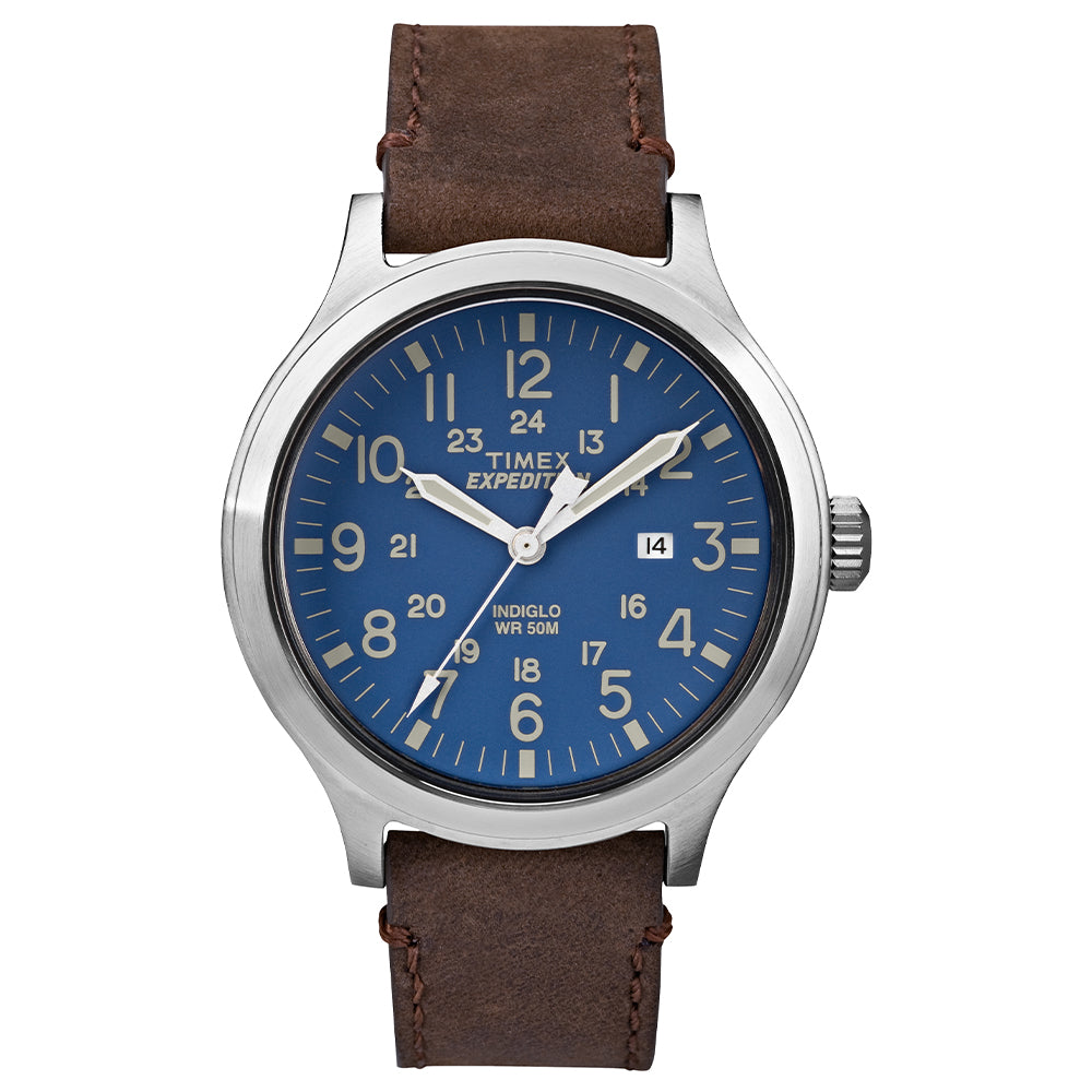 Expedition Scout Date 43mm Leather Band