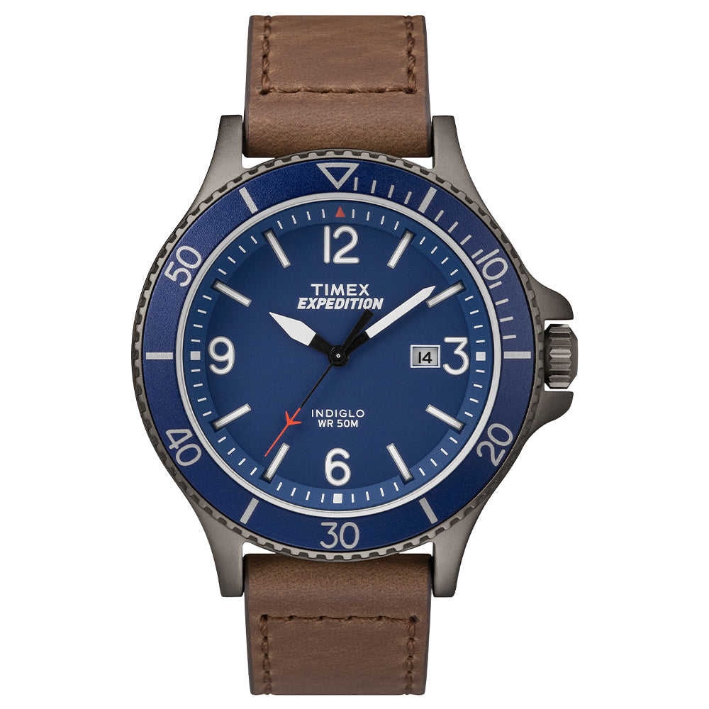 Expedition Ranger Date 43mm Leather Band
