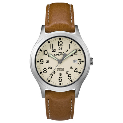 Expedition Scout Date 36mm Leather Band