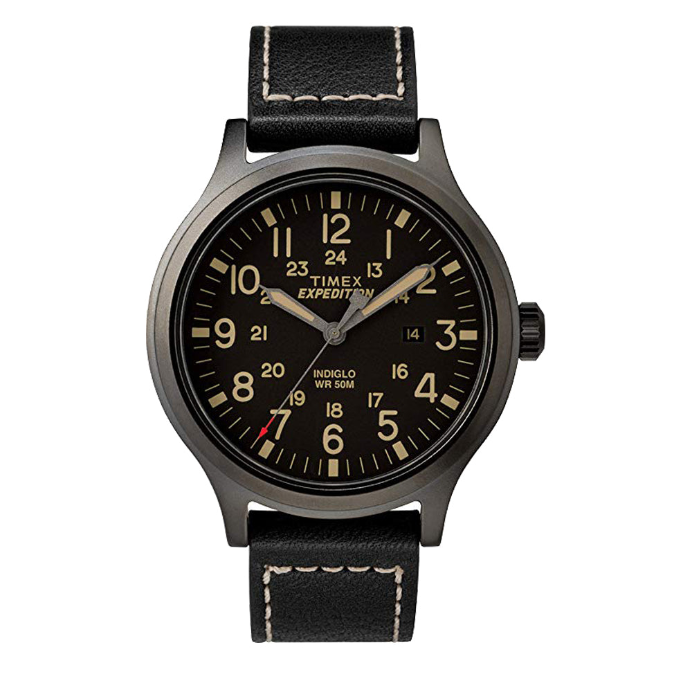 Expedition Scout 3-Hand 43mm Leather Band