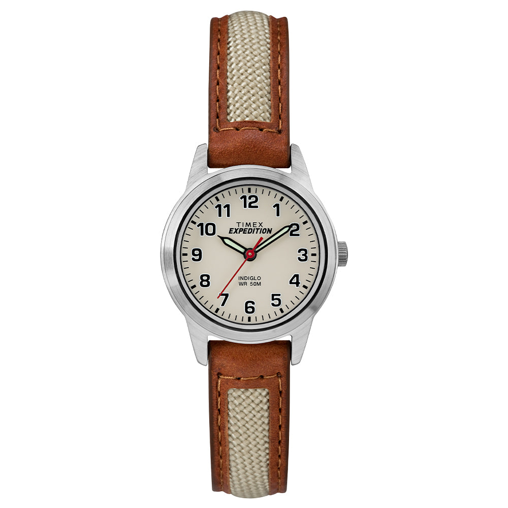 Expedition Field Mini 3-Hand 26mm Leather Band