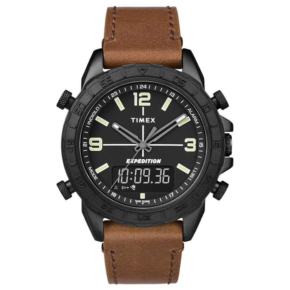 Expedition Pioneer Combo Anadigi 41mm Leather Band
