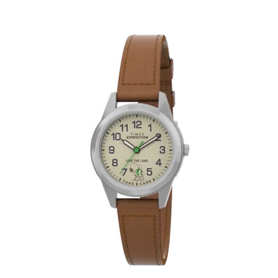Timex Peanuts Expedition 3-Hand 26mm Leather Band