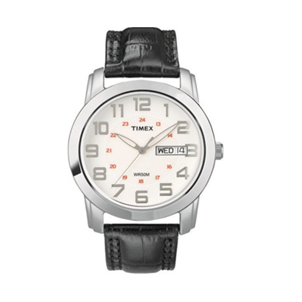 Timex  Day-Date 39mm Leather Band