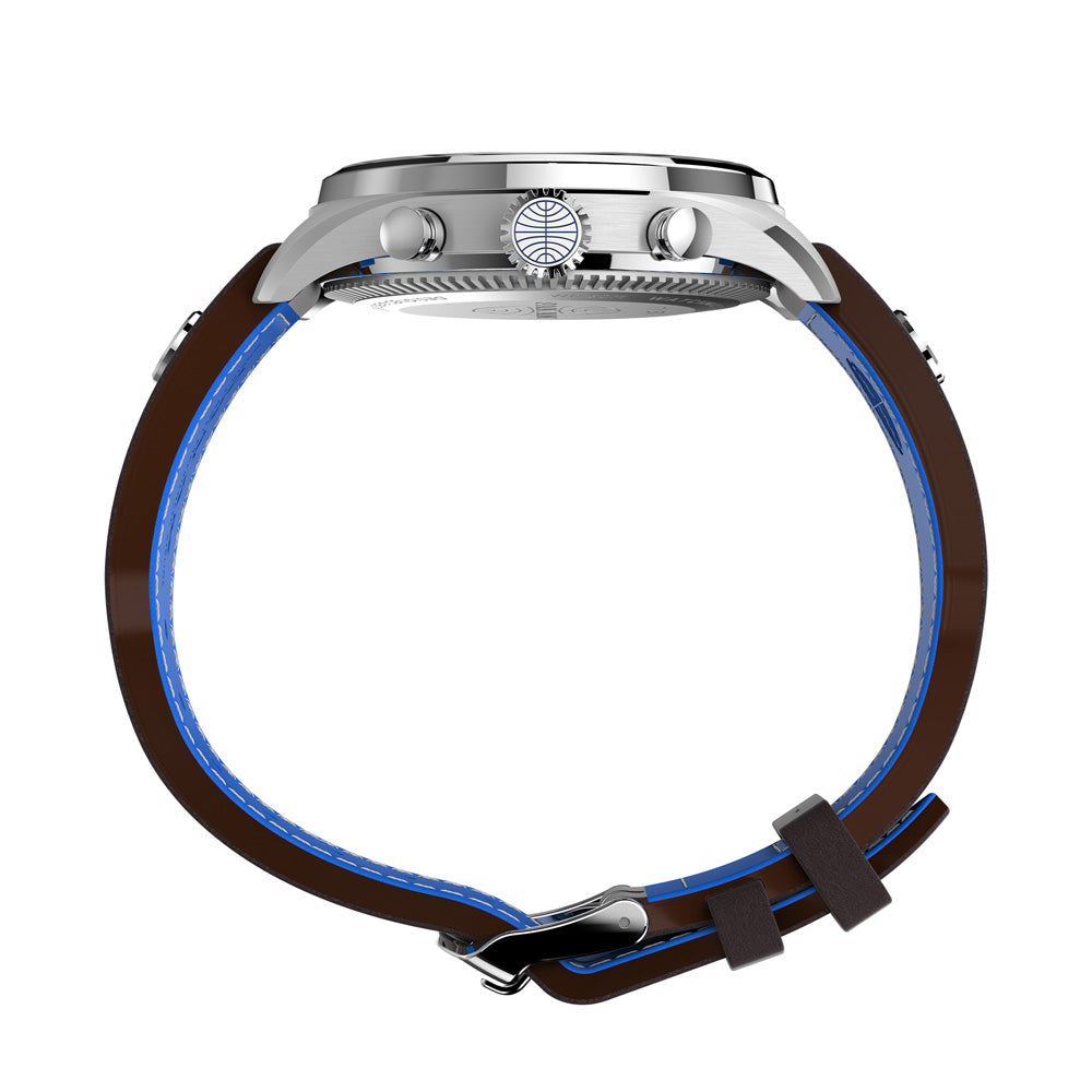 Timex Timex x Pan Am Chronograph 42mm Leather Band