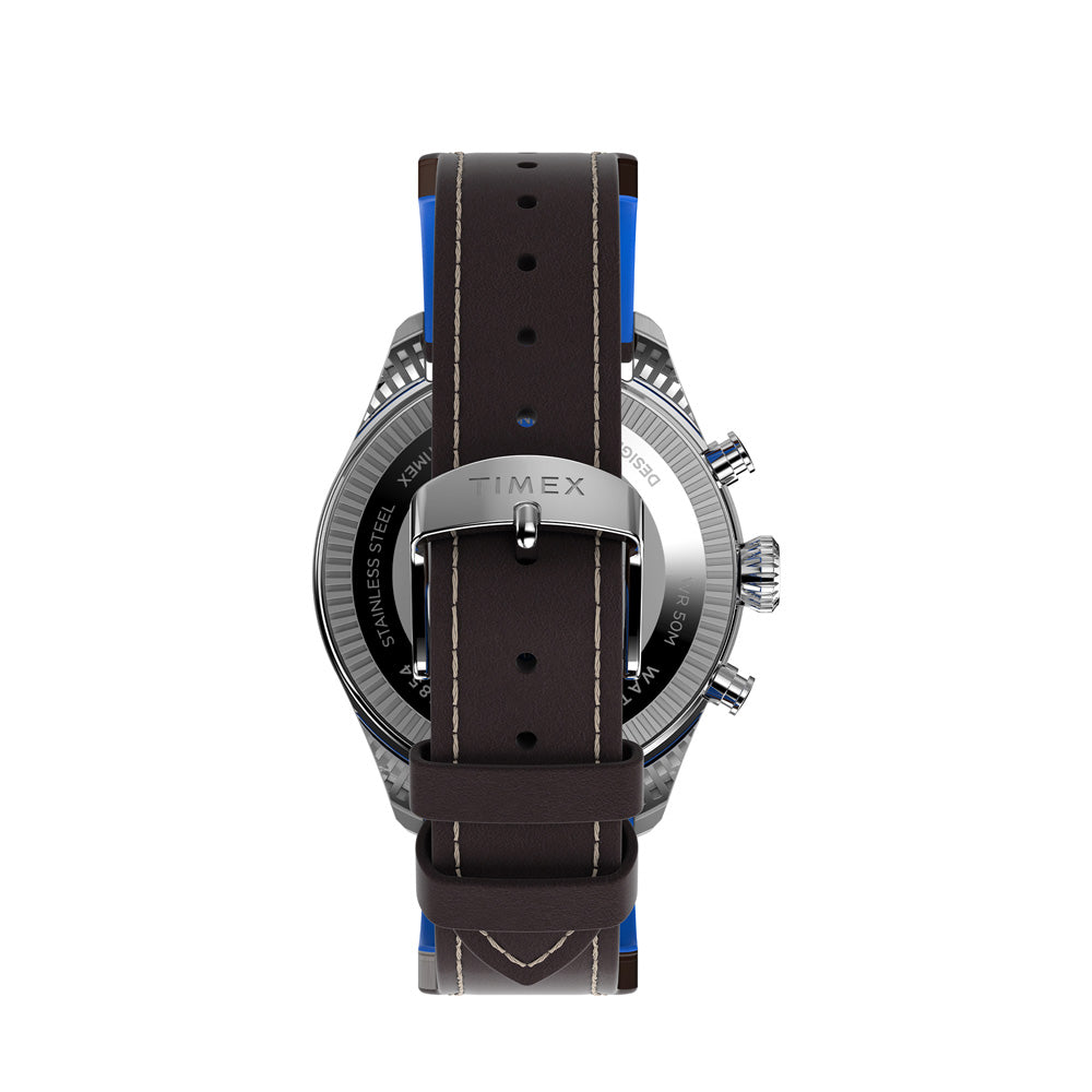 Timex Timex x Pan Am Chronograph 42mm Leather Band