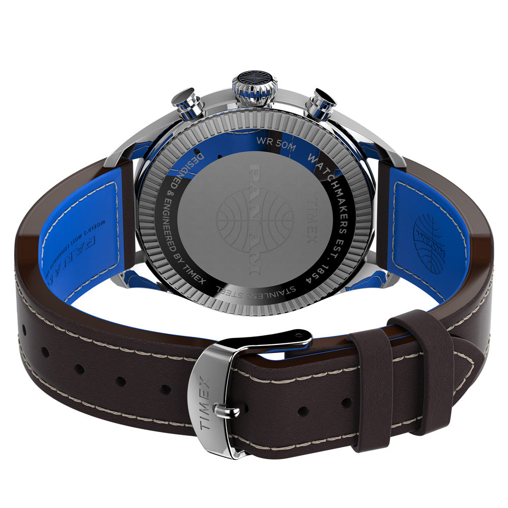 Timex Timex x Pan Am Chronograph 42mm Leather Band