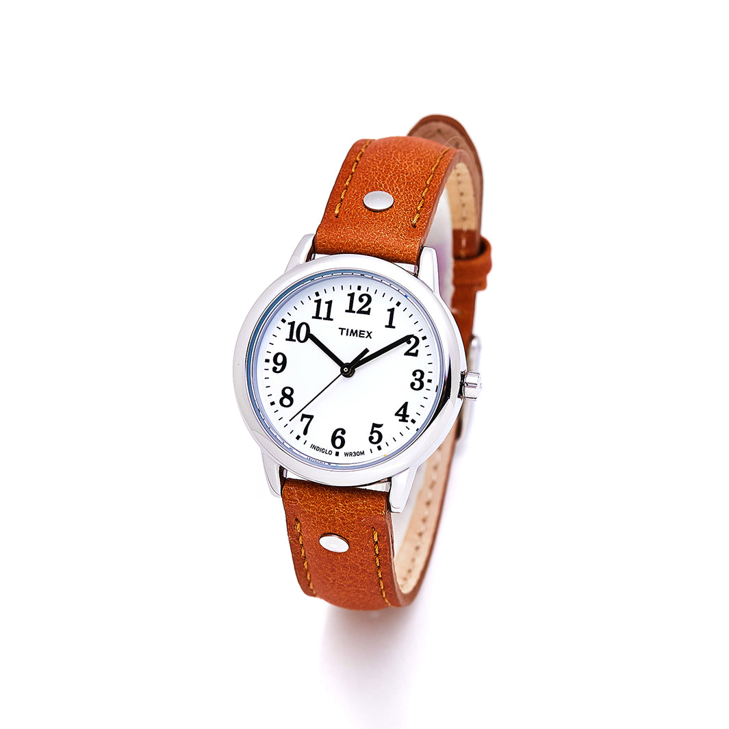 EASY READER 3-Hand 30mm Leather Band