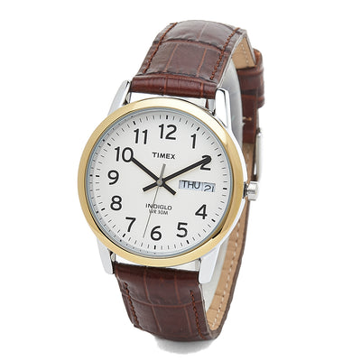 EASY READER Day-Date 32mm Leather Band