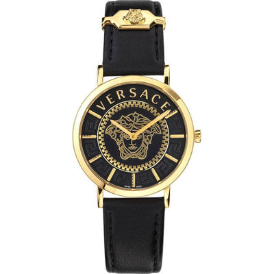Versace  2-Hand 36mm Leather Band
